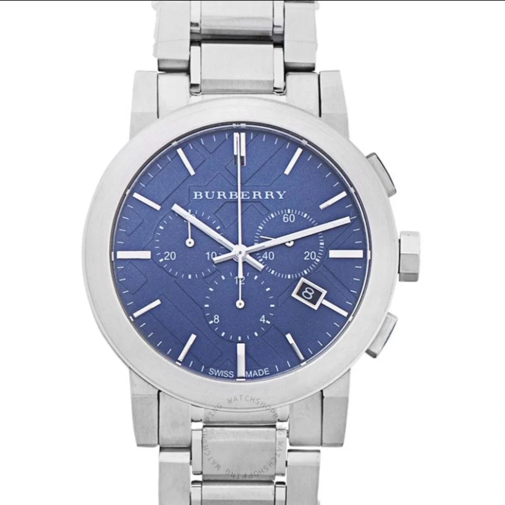 Burberry Silver Watch - The City Blue - Picture 5 of 16